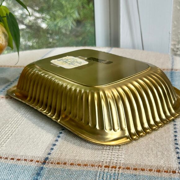 Antique Brasscrafters Sheraton Polished Brass Bowl 11x8 Decorative Tray - Picture 10 of 13